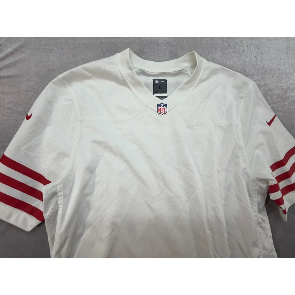 NFL Nike On Field Mens San Francisco 49ers White Blank Jersey Size Large